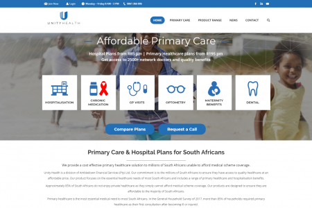 Unity Health Website design