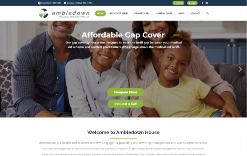 ambledown website design